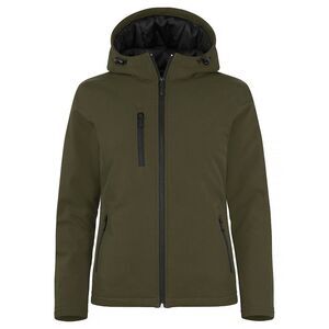 Clique Womens/Ladies Padded Soft Shell Jacket / Fog Green